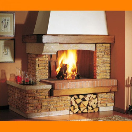 Каминная облицовка Palazzetti Courmayeur Angolo_0 Каминная облицовка Palazzetti Courmayeur Angolo_0