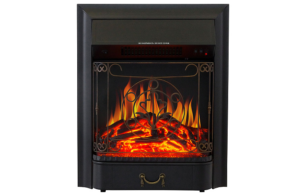 Royal Flame Boston с очагом Majestic FX Black Белый_2